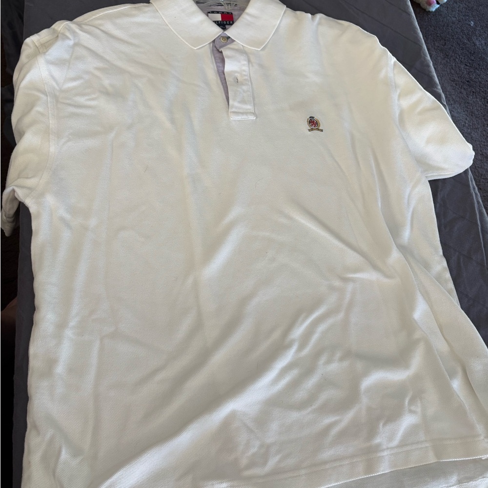 Tommy Hilfiger White Polo Shirt